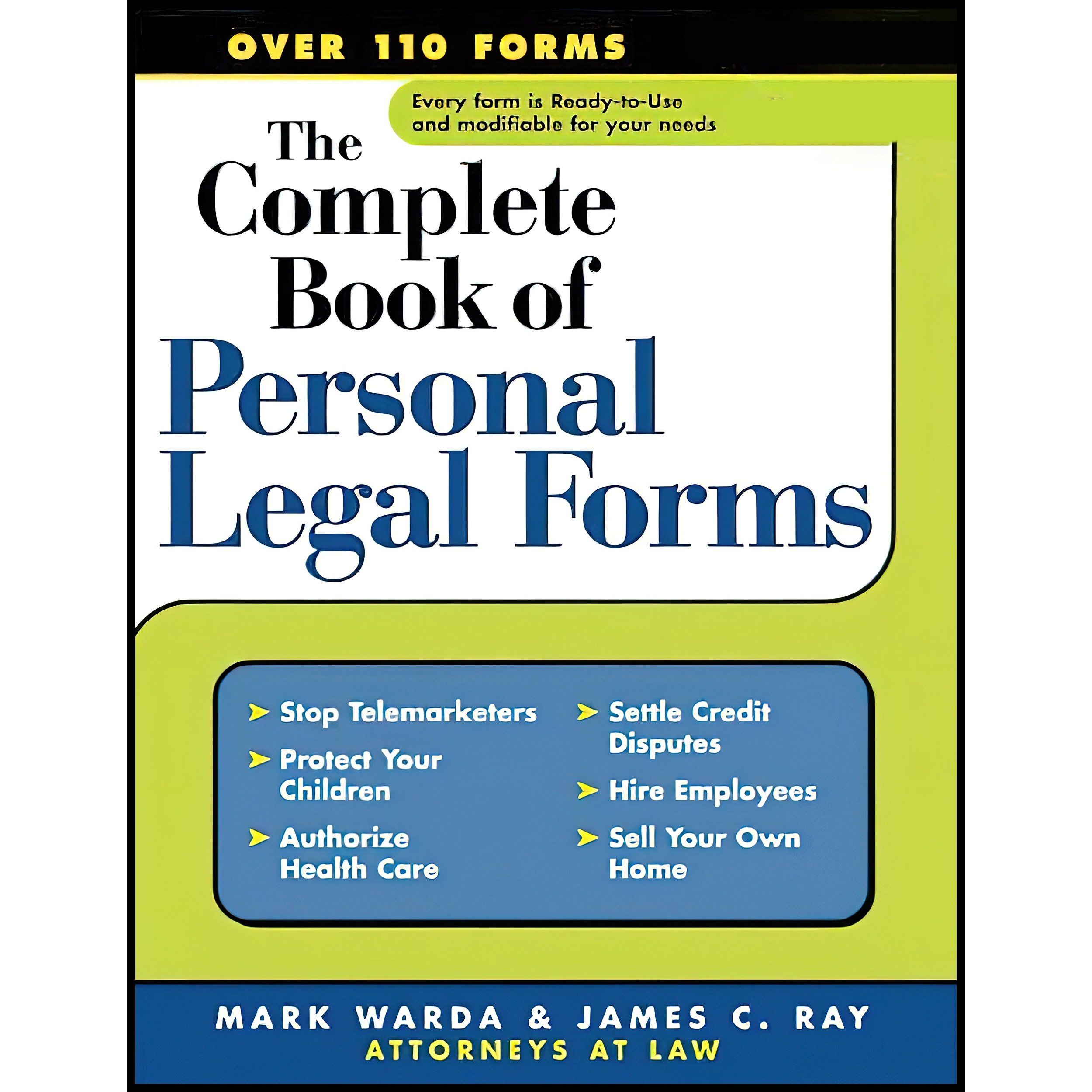 کتاب زبان اصلی The Complete Book of Personal Legal Forms