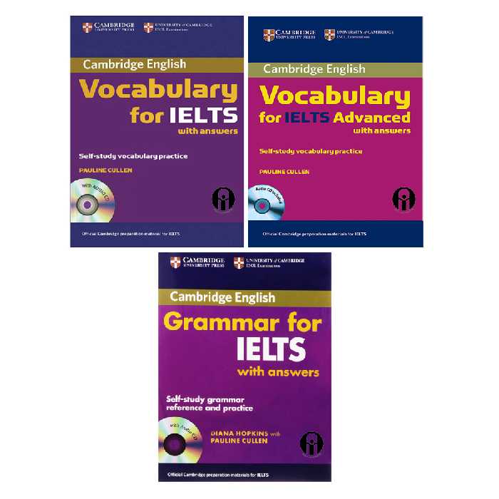 کتاب Grammar And Vocabulary For IELTS اثر Diana Hopkins And Pauline Cullen انتشارات الوندپویان سه جلدی
