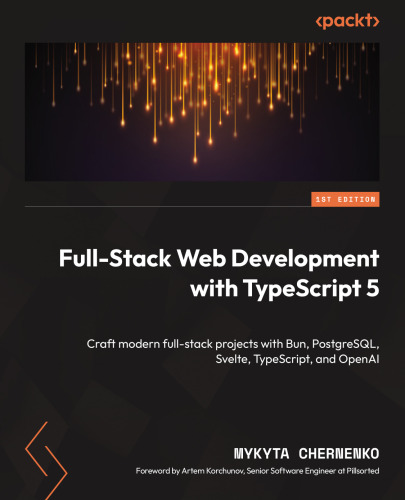 خرید و دانلود نسخه کامل کتاب Full-Stack Web Development with TypeScript 5