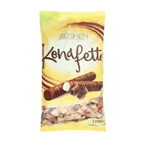 رول شکلات فندقی یک کیلوگرمی Konafetto روشن Roshen