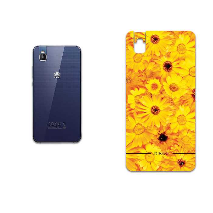 برچسب پوششی ماهوت مدل Yellow-Flower مناسب برای گوشی موبایل هوآوی Shot X