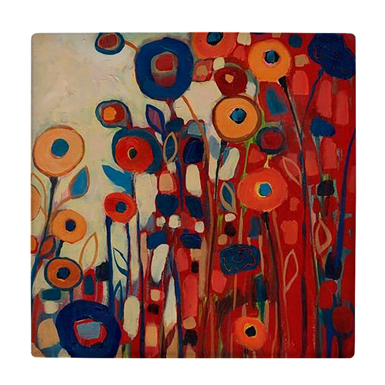 زیر لیوانی طرح نقاشی گل ها کد 5923120_4534