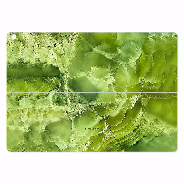 برچسب پوششی ماهوت مدل Green Crystal Marble مناسب برای تبلت ایسوس Transformer 3 Pro 2016