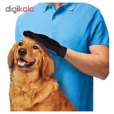 دستکش شانه و ماساژ سگ و گربه تروتاچ مدل Five Finger