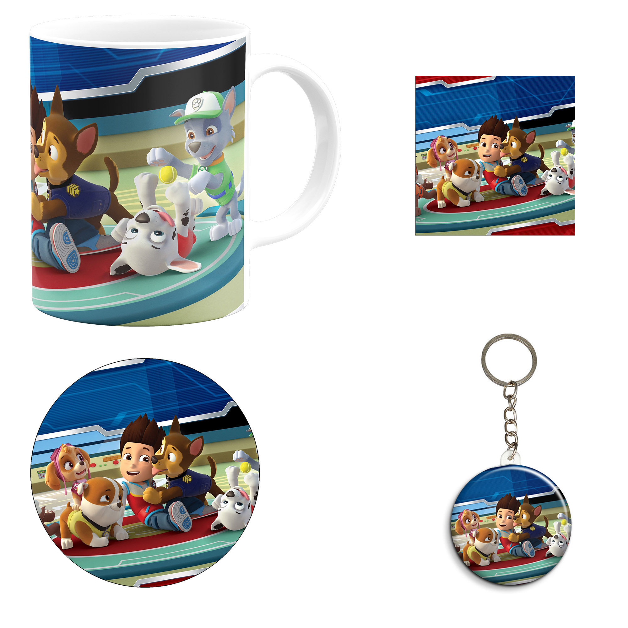 ست هدیه ماگ مدل انیمیشن سگ های نگهبان طرح Paw patrol کد M10