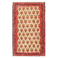 گلیم قدیمی دستباف ذرع و نیم سی پرشیا کد 187395