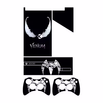 برچسب ایکس باکس 360 سوپر اسلیم توییجین وموییجین مدل Venom 05 مجموعه 5 عددی