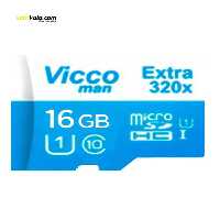 کارت حافظه microSDHC ویکومن مدل Extra 320X کلاس 10 استاندارد UHS-I U1 ظرفیت 16 گیگابایت