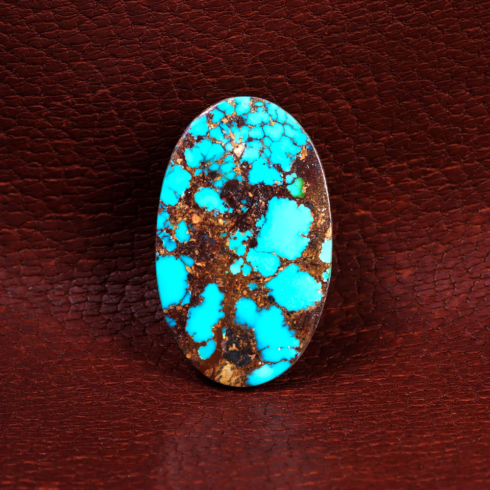 نگین فیروزه شجری کد 15209 - جواهری مشاهیر