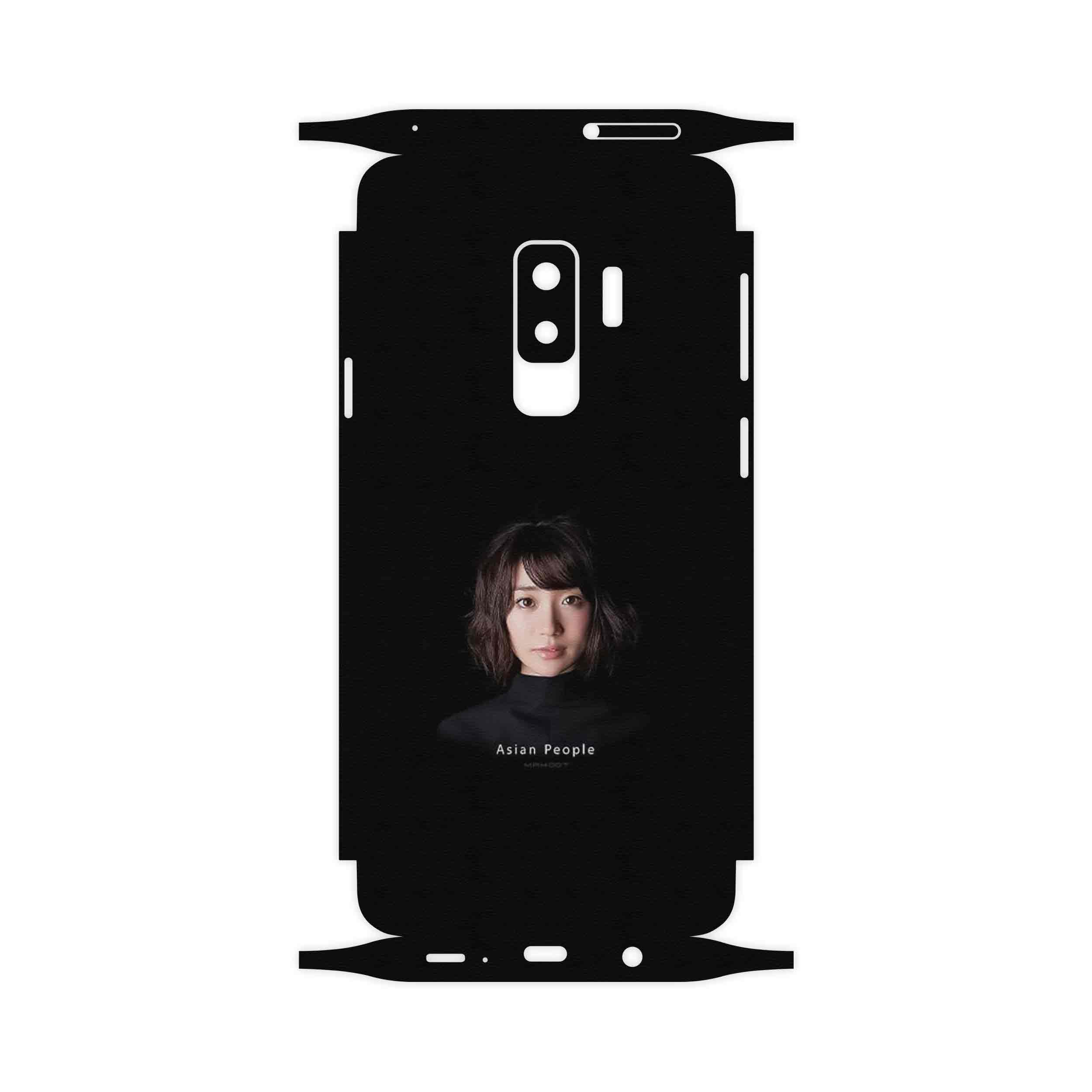 برچسب پوششی ماهوت مدل Portrait of an Asian Woman-FullSkin مناسب برای گوشی موبایل سامسونگ Galaxy S9 Plus