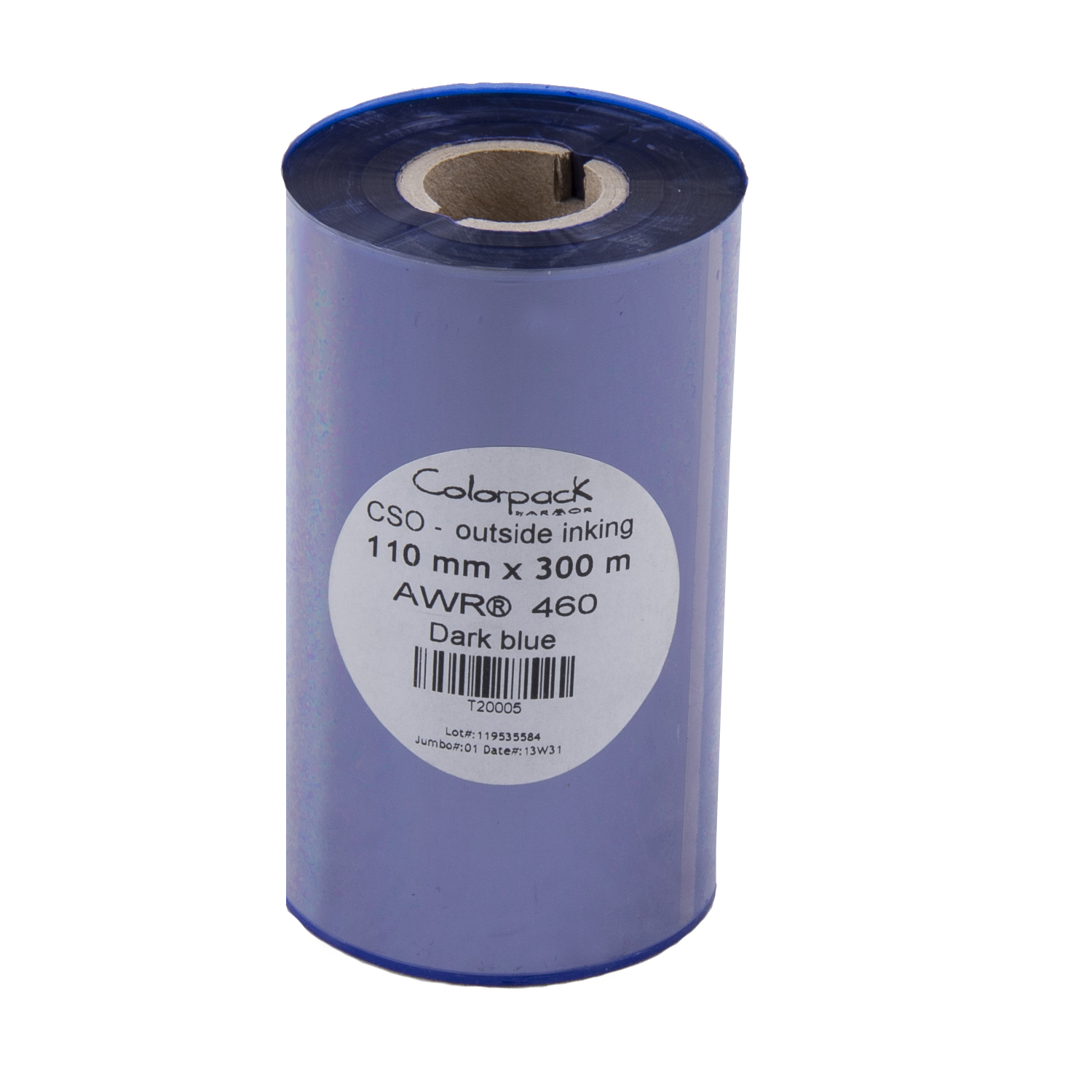 ریبون رنگی پرینتر لیبل زن مدل 110mm x 300m