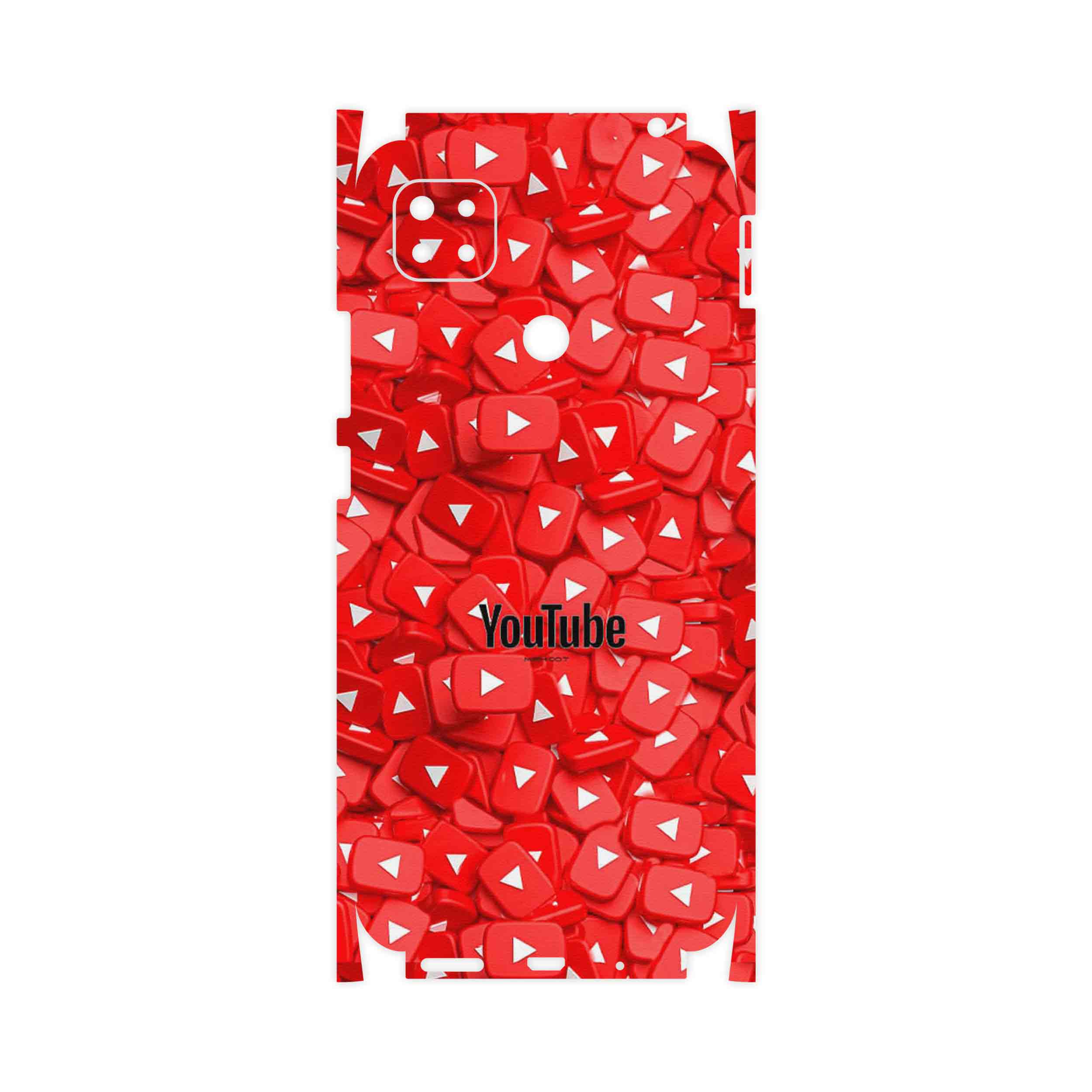 برچسب پوششی ماهوت مدل Youtube-FullSkin مناسب برای گوشی موبایل شیائومی Redmi 9 Activ