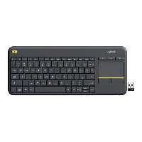 کیبورد بی سیم لاجیتک مدل K400 Plus Black