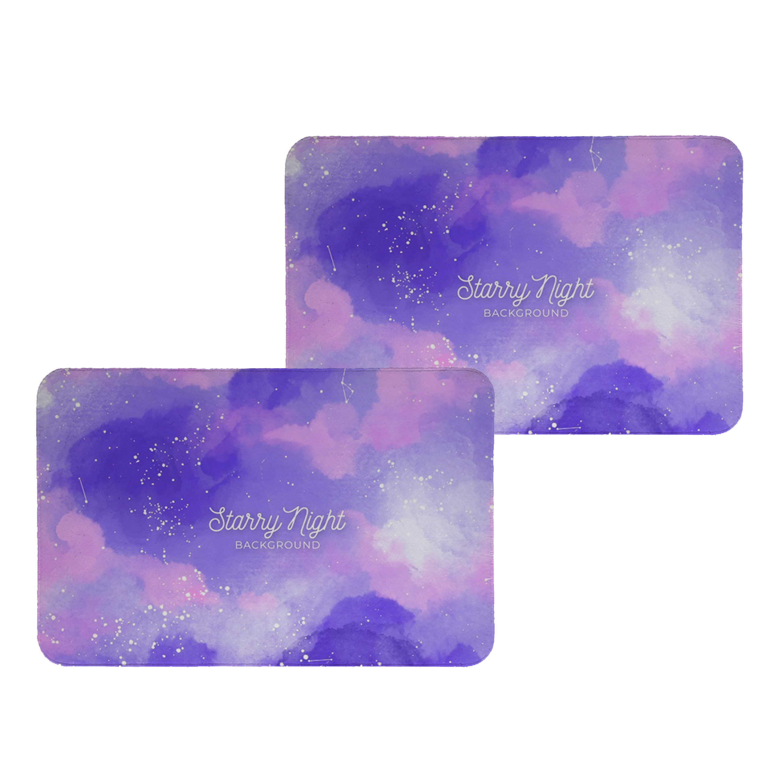 زیربشقابی طرح آسمان شب کد 8107 مجموعه 2عددی