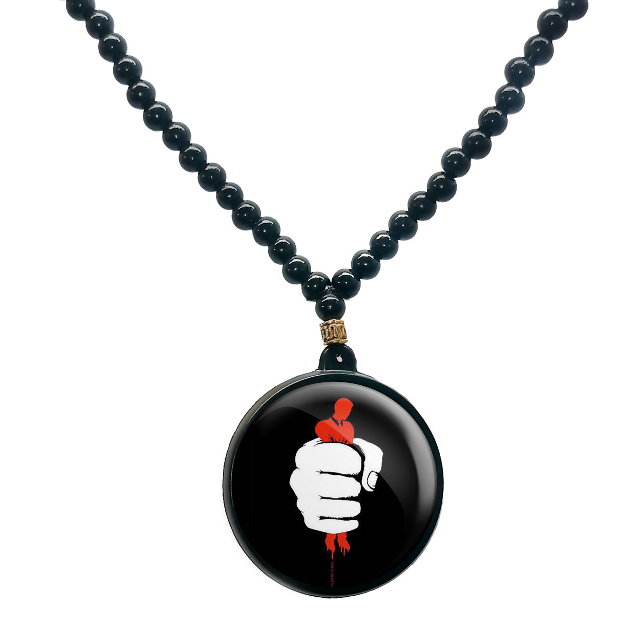 گردنبند پرمانه کد pmd.3545 مدل دو طرفه