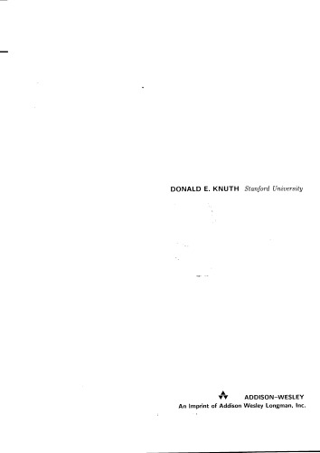 خرید و دانلود نسخه کامل کتاب The art of computer programming III