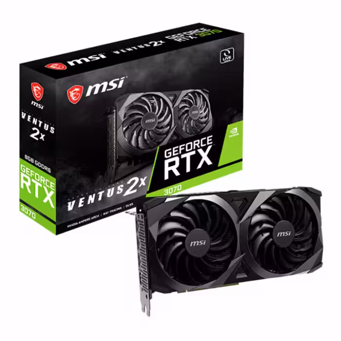 کارت گرافیک ام اس آی GeForce RTX 3070 VENTUS 2X