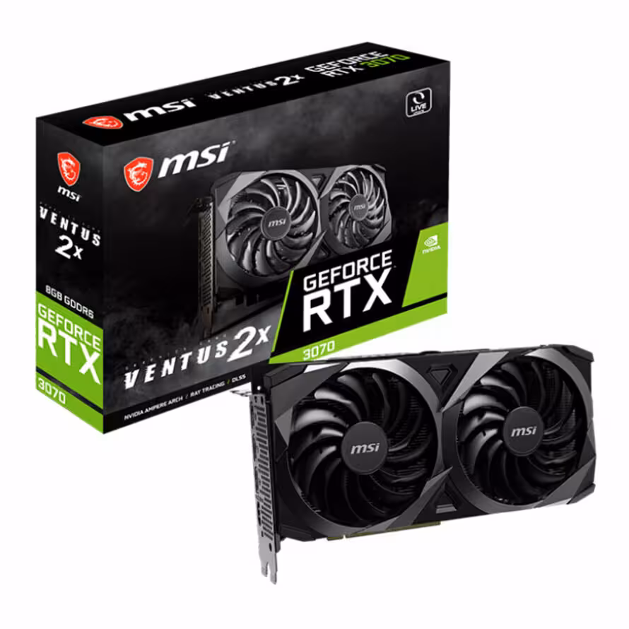 کارت گرافیک ام اس آی GeForce RTX 3070 VENTUS 2X