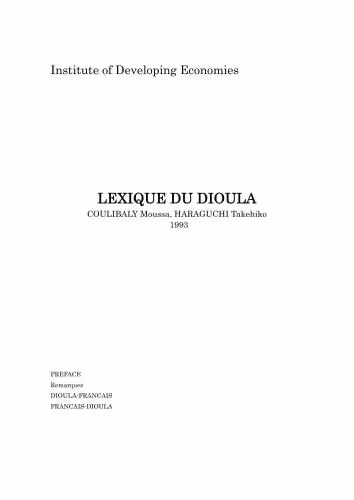 خرید و دانلود نسخه کامل کتاب Lexique du Dioula
