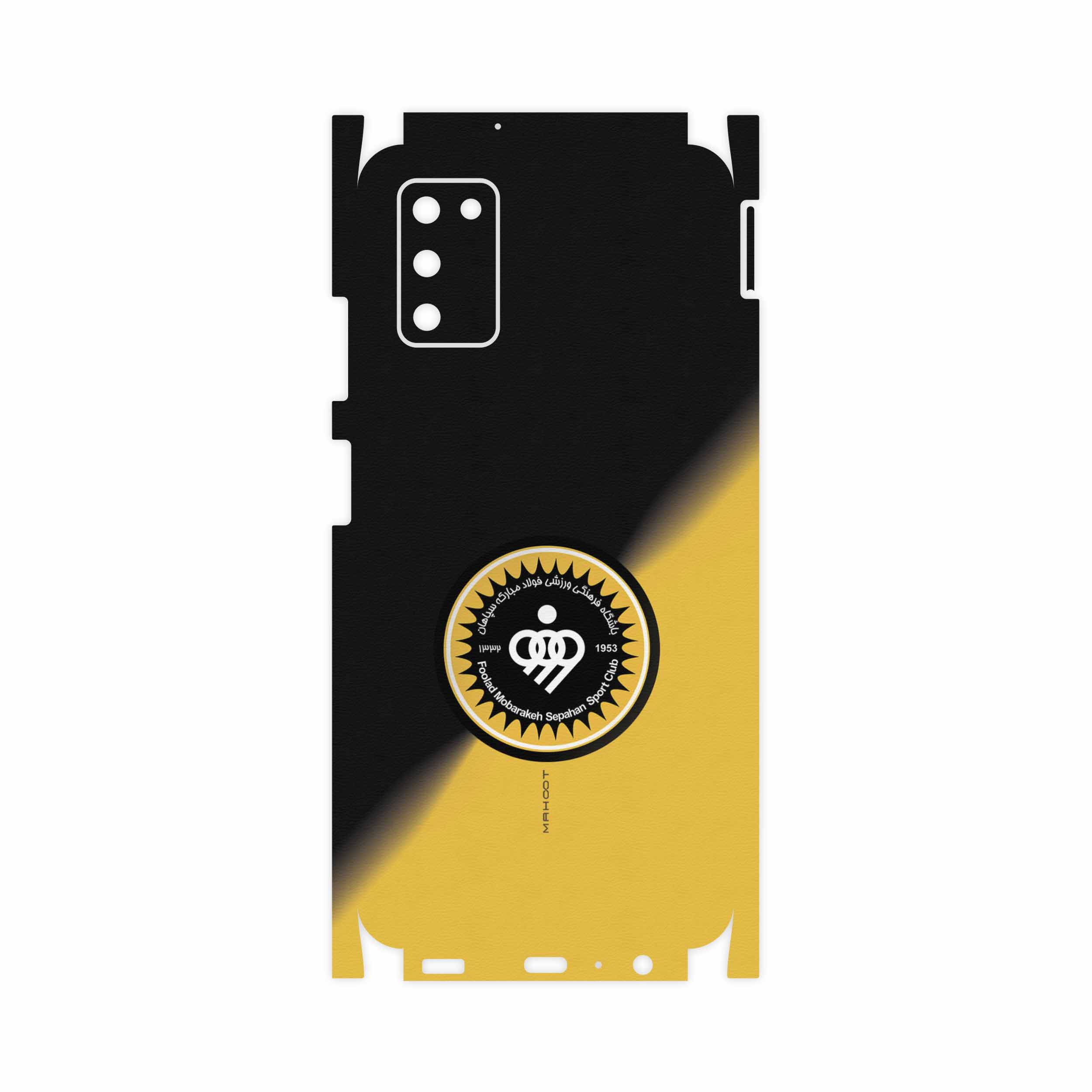 برچسب پوششی ماهوت مدل Sepahan-FullSkin مناسب برای گوشی موبایل سامسونگ Galaxy A03S