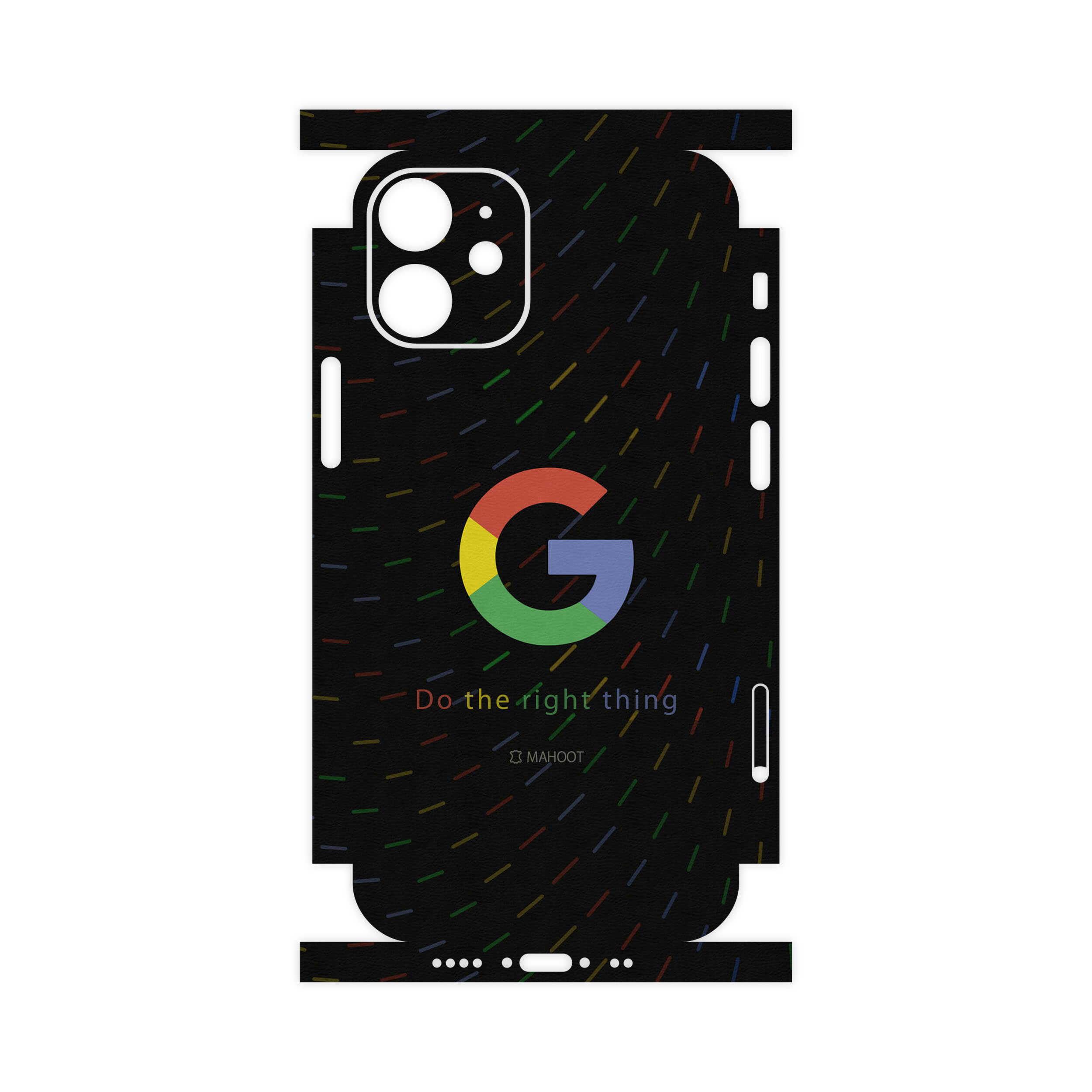 برچسب پوششی ماهوت مدل Ggl-FullSkin مناسب برای گوشی موبایل اپل iPhone 12 mini