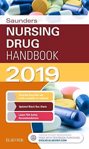 󾕇 دانلود کتاب Saunders Nursing Drug Handbook 2019, 2018 - دانلود کتاب های دانشگاهی