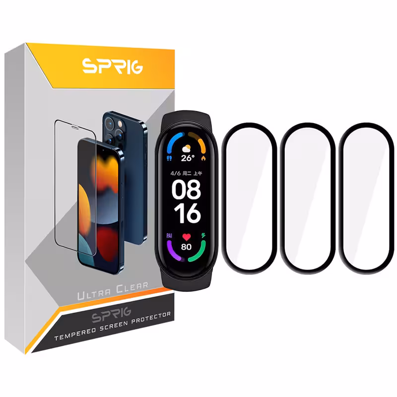 محافظ صفحه نمایش نانو اسپریگ مدل SPG مناسب برای ساعت هوشمند شیائومی Mi Band 5 بسته سه عددی | کالا برتری