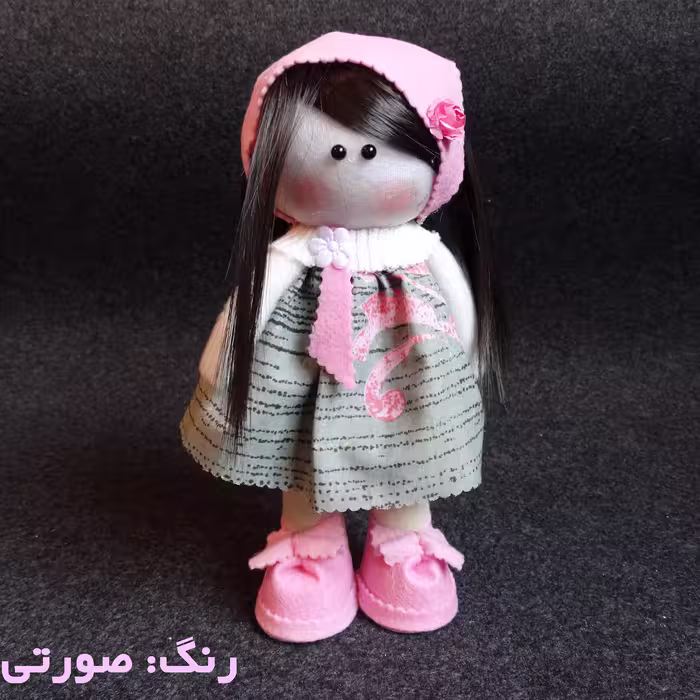 عروسک نیازشاپ طرح دختر روسی کد NP7800 ارتفاع 27 سانتی متر
