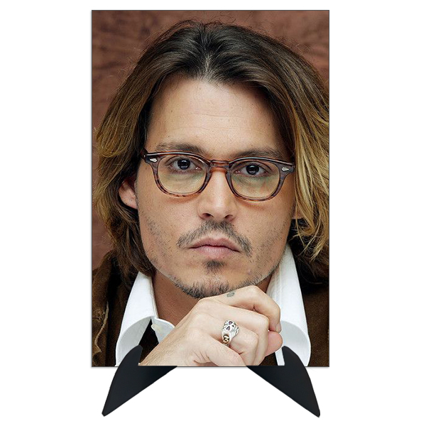 تابلو شاسی رومیزی طرح جانی دپ مدل بازیگران هالیوود AG-106