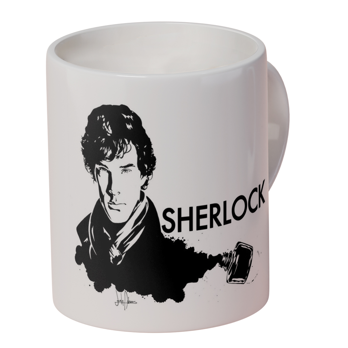 ماگ مدل سرامیکی شرلوک هولمز
