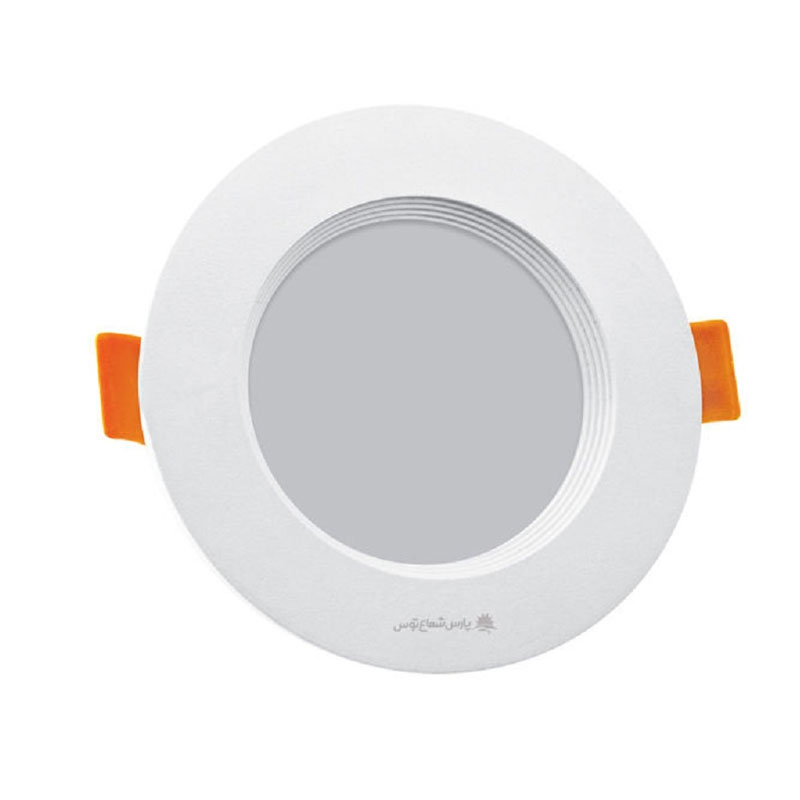 پنل سقفی گرد توکار 9 وات پارس شعاع توس مدل سولاریس