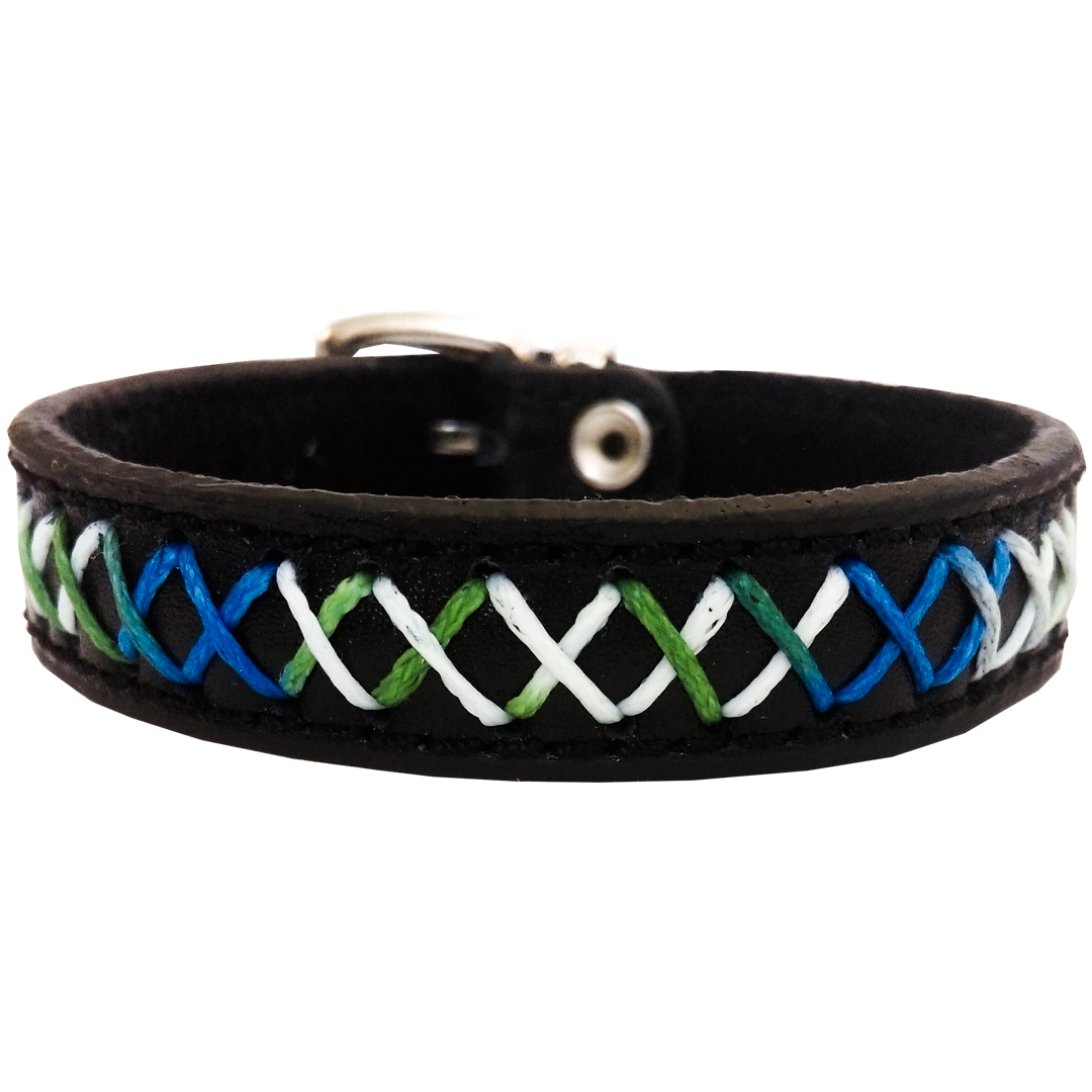  دستبند چرم وارک مدل آلما کد rb443