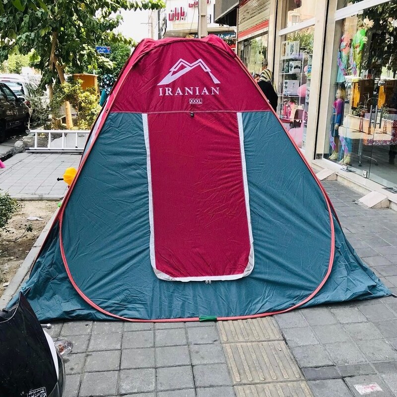 چادر مسافرتی 6 نفره مدل فنری جنس برنو کف ضخیم