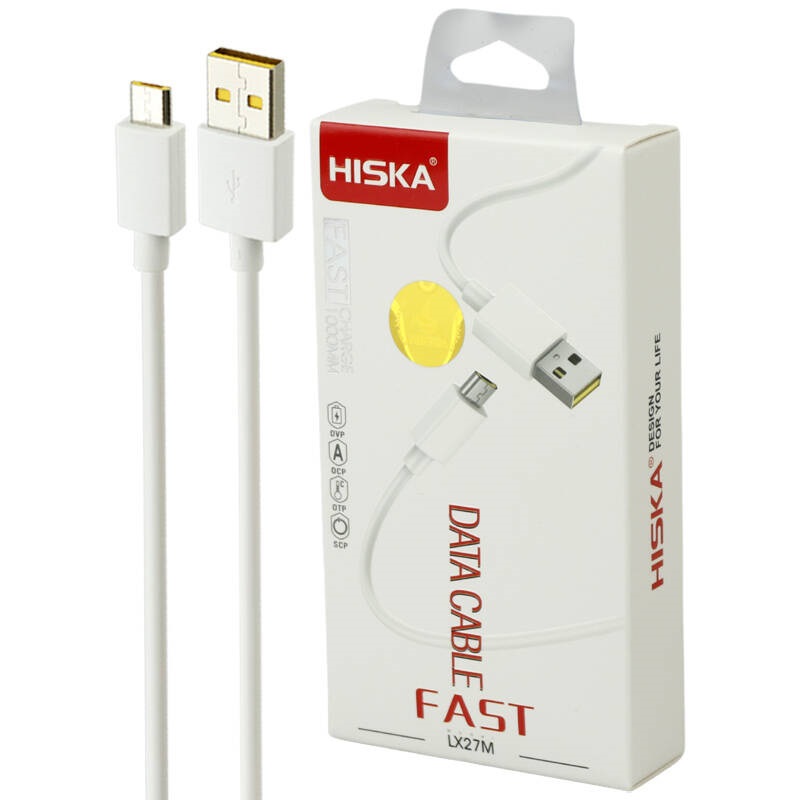 کابل میکرو یو اس بی Hiska LX-27M 2A 1m