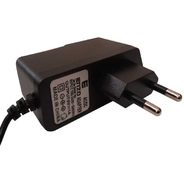 آداپتور 9 ولت 1 آمپر انزو مدل EU083S