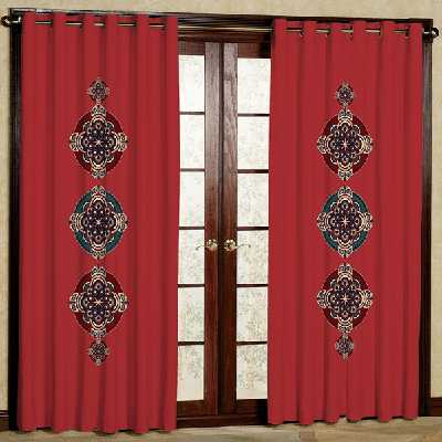 پرده پانچی مدل مخمل کد 5810 سایز 280x140 سانتی متر