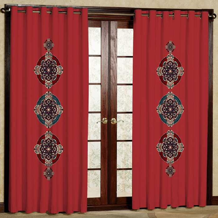 پرده پانچی مدل مخمل کد 5810 سایز 280x140 سانتی متر