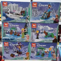 مجموعه 6 مدلی لگو فروزن DREAM ICE KINGDOM محصول برند معروف TENMA
