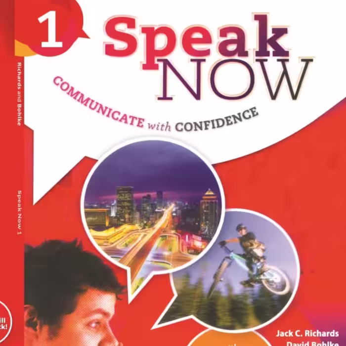 کتاب اسپیک نو یک با کتاب کار و سی دی speak now 1 second edition 