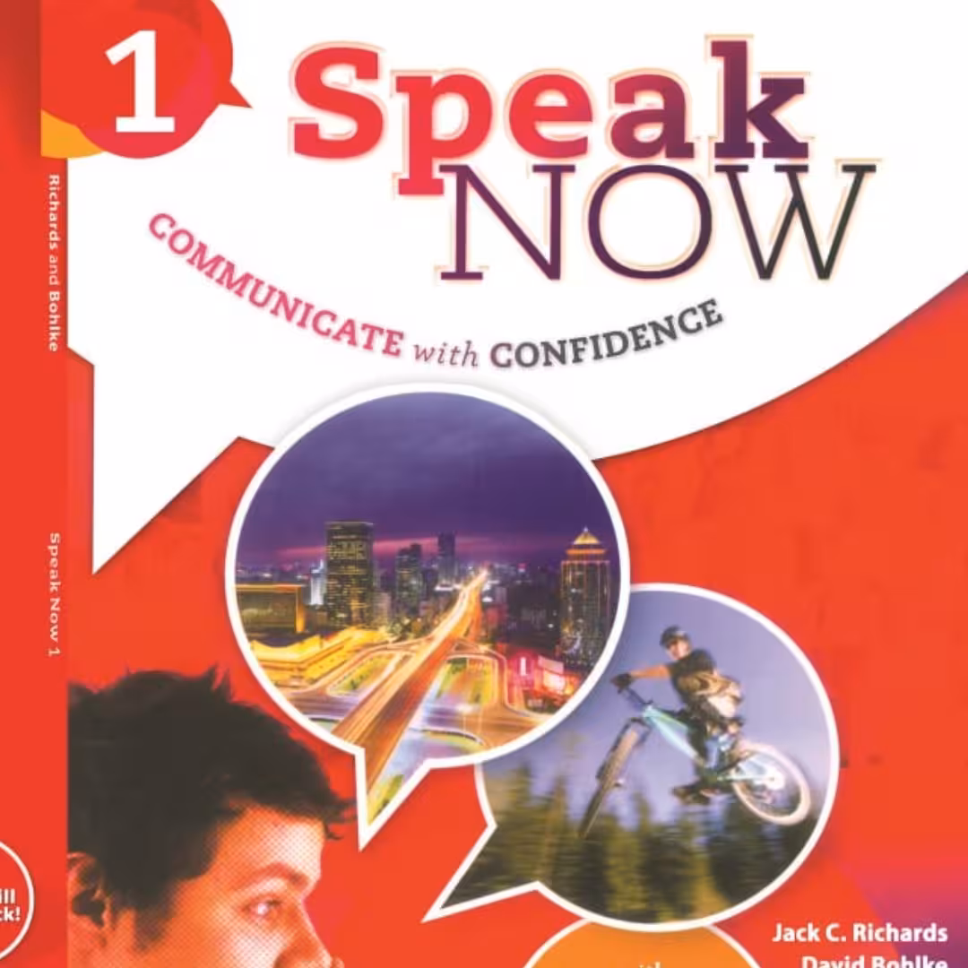 کتاب اسپیک نو یک با کتاب کار و سی دی speak now 1 second edition 