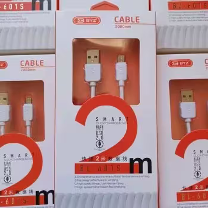 کابل شارژ 2 متری میکرو کیفیت عالی فست شارژ ارسال رایگان