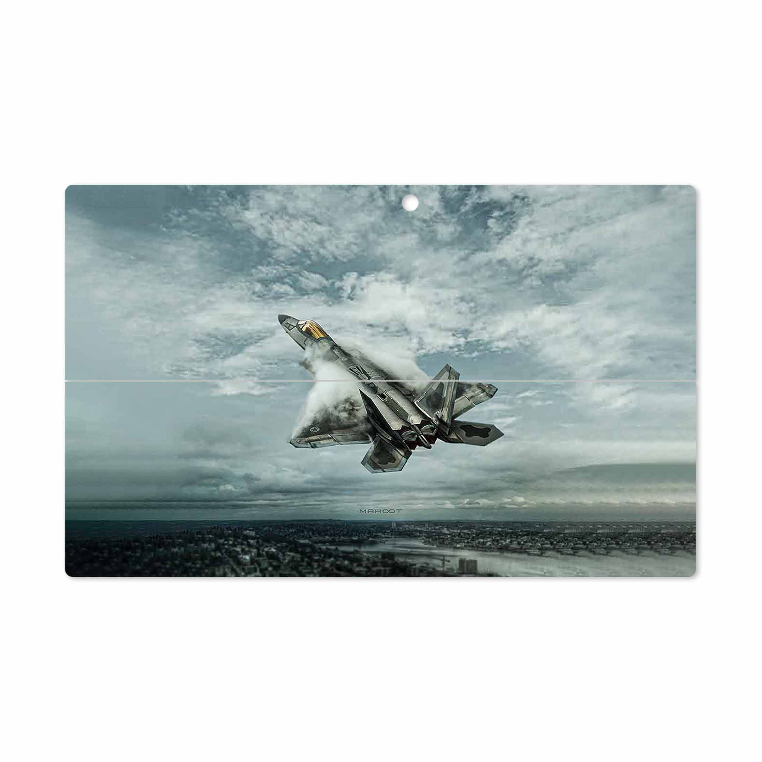 برچسب پوششی ماهوت مدل F-22 Raptor مناسب برای تبلت مایکروسافت Surface 2 RT 2013