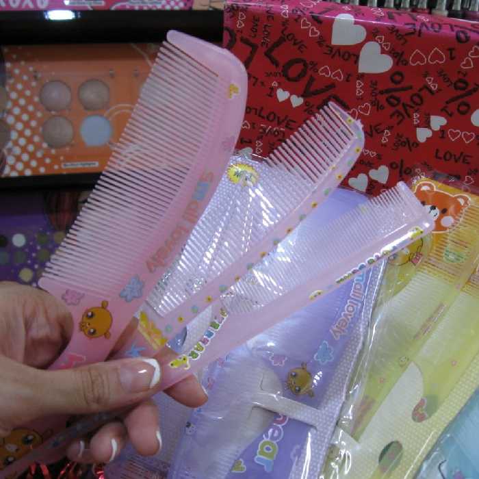 ست شانه 3 تکه جنس دندانه ها نرم و منعطفبه صورت بسته