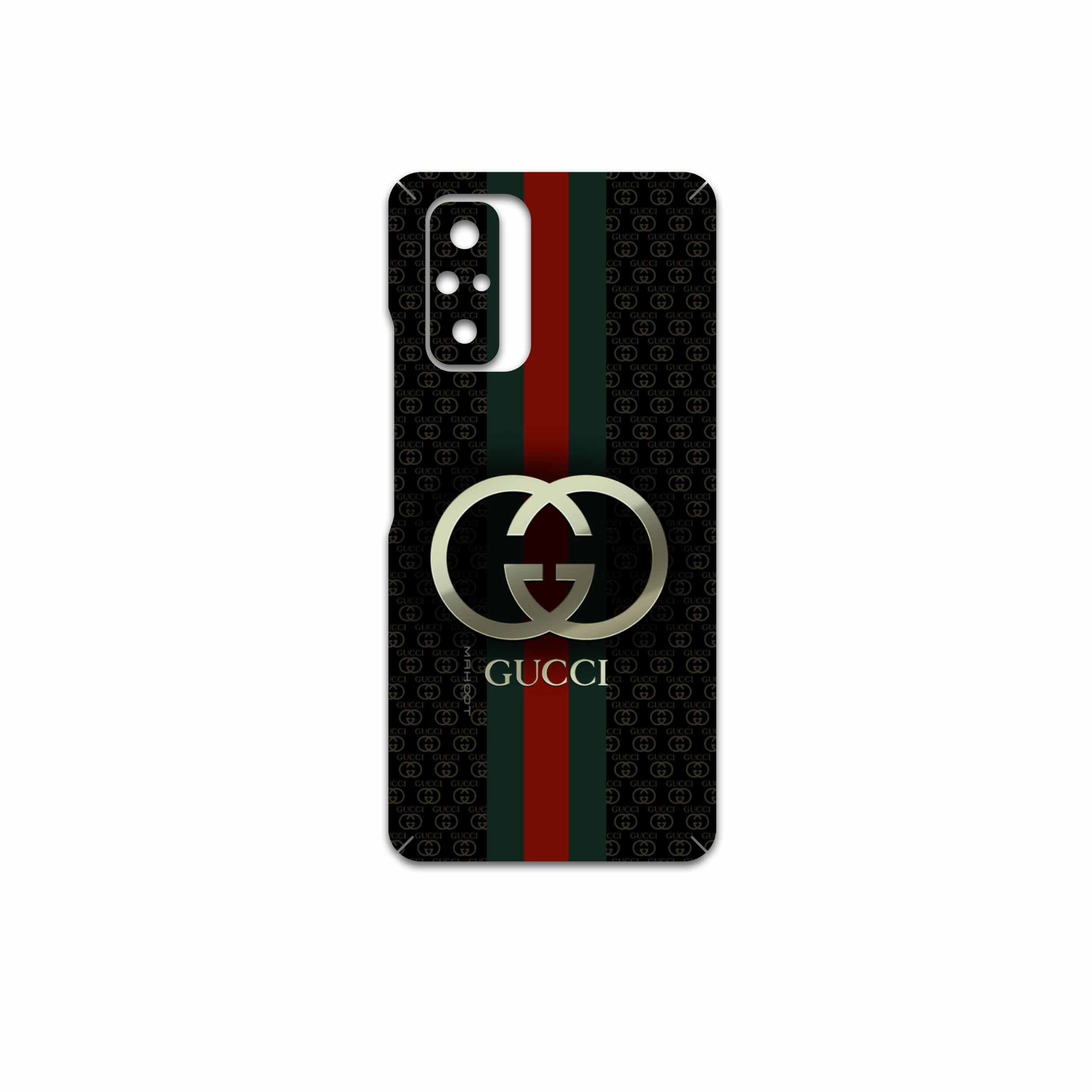 برچسب پوششی ماهوت مدل GUCCI-Logo مناسب برای گوشی موبایل شیائومی Redmi Note 10 Pro
