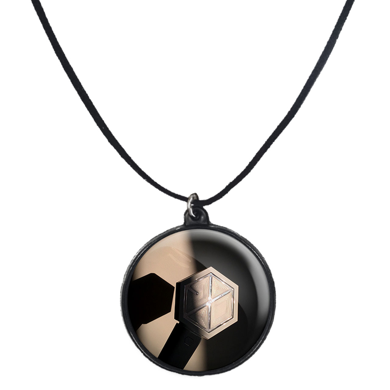 گردنبند پرمانه طرح exo کد pmb.13876 مدل دو طرفه