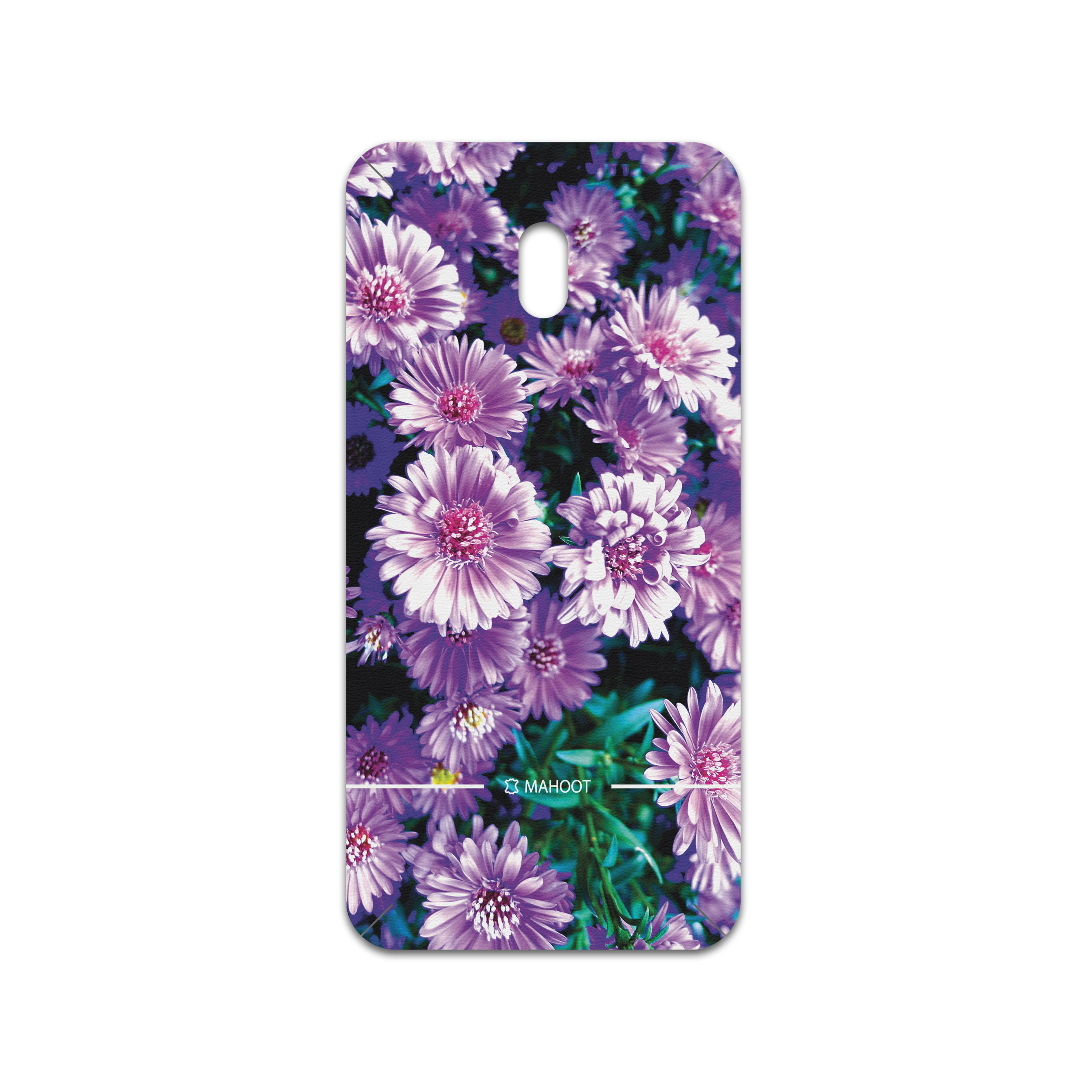 برچسب پوششی ماهوت مدل Purple-Flower مناسب برای گوشی موبایل شیائومی Redmi 8A