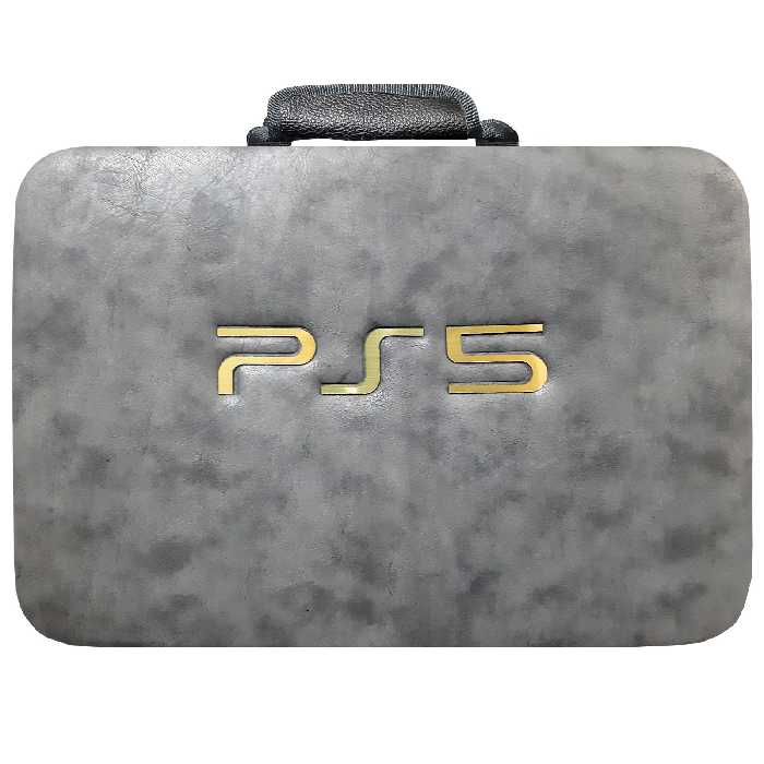 کیف حمل کنسول پلی استیشن 5 مدل چرم طرحدار
