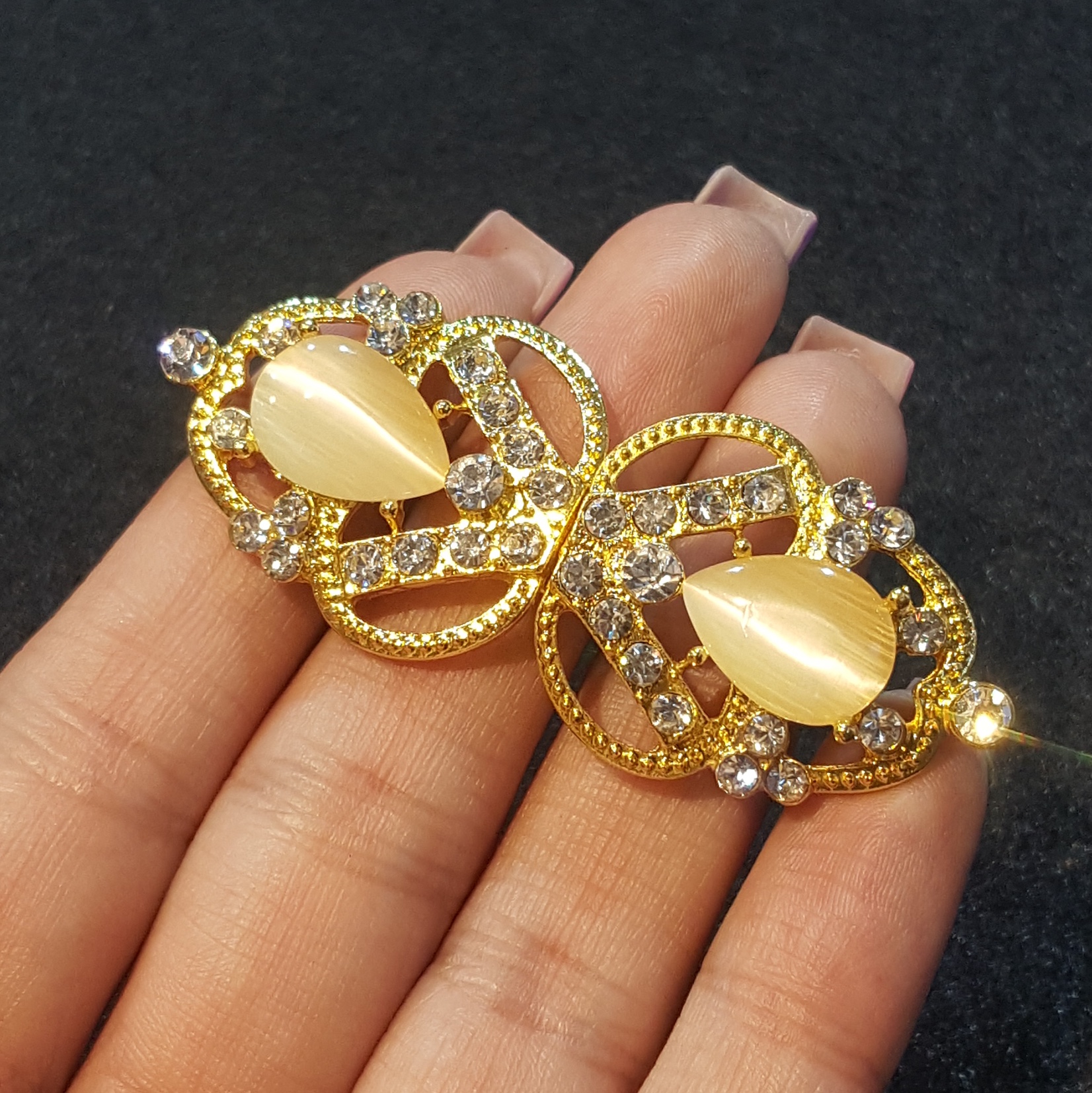 قزن لباس مجلسی طلایی