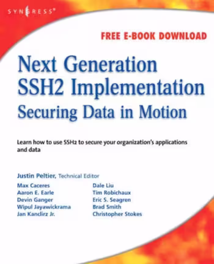 خرید و دانلود نسخه کامل کتاب Next Generation SSH2 Implementation: Securing Data in Motion