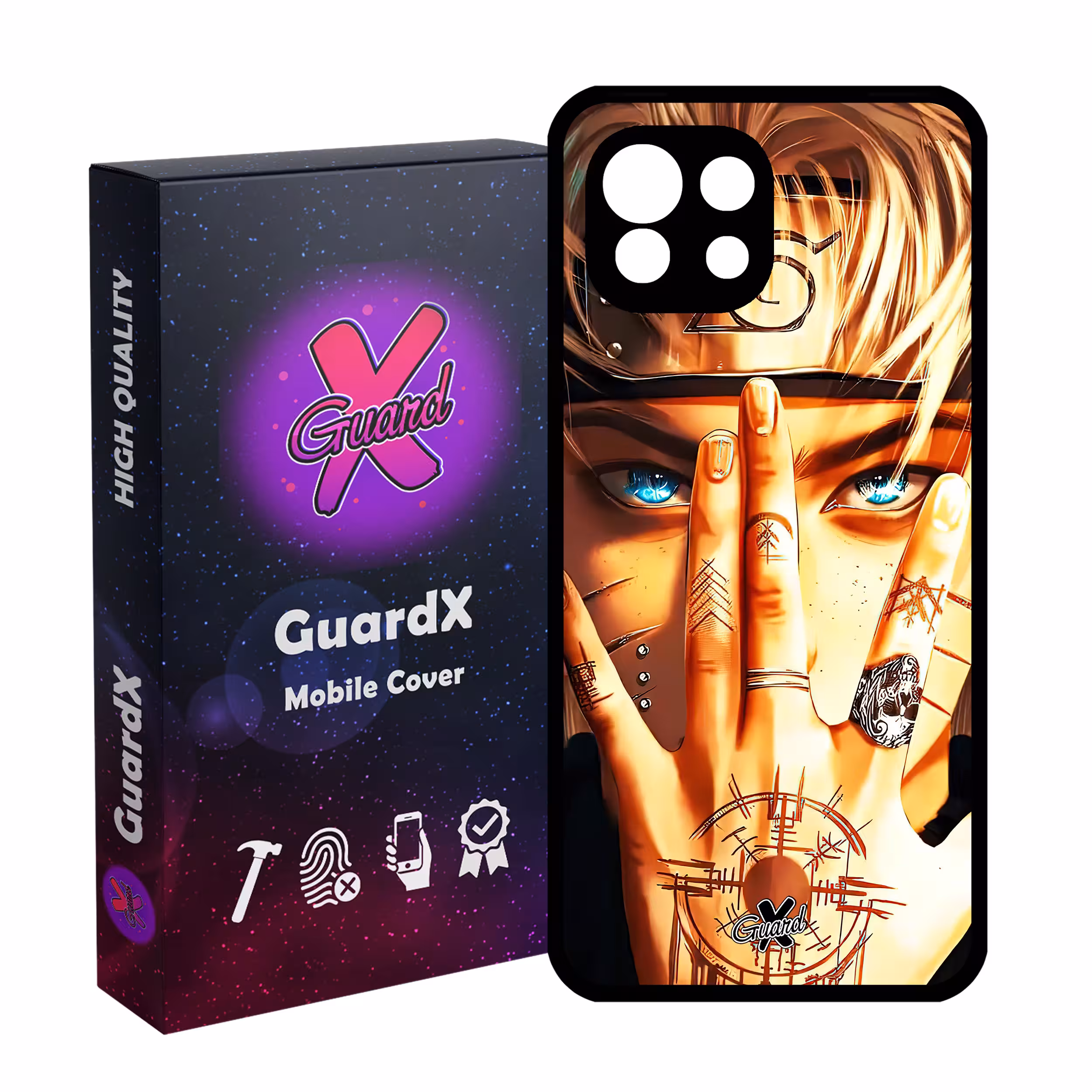 کاور گارد ایکس طرح Naruto Anime مدل Glass10452 مناسب برای گوشی موبایل شیائومی  MI 11 Lite